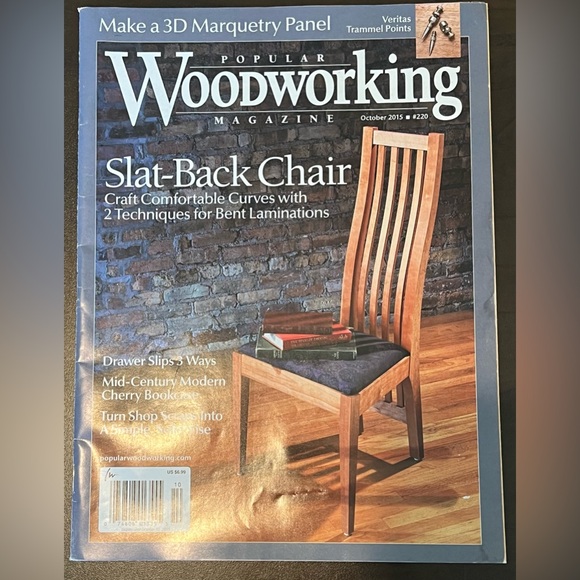 2015 Bundle of 6 Popular Woodworking Magazines - Picture 8 of 14